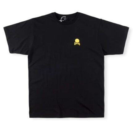 Vertabrae Basic T-shirt Black Color