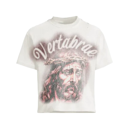 Vertabrae Jesus T-shirt White Color