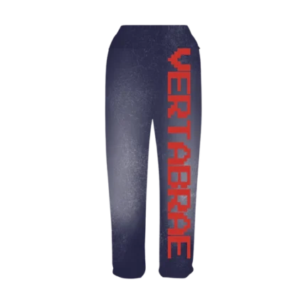 Vertabrae Navy with Red Logo Sweatpant