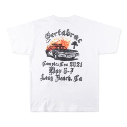 Vertabrae Nothing Without it Fire T-shirt White (1)